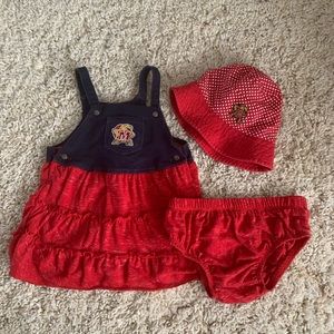 University of MD outfit - girls 12-18 months